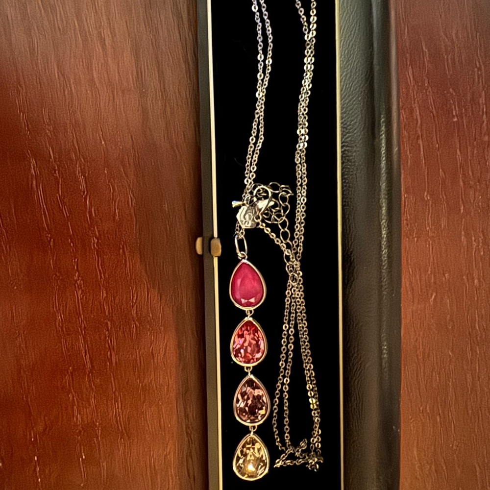 - In Bloom pendant Swarovski Touchstone Crystal